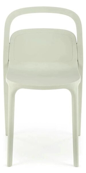 Scaun K490, verde menta, polipropilena, 46x55x80 cm