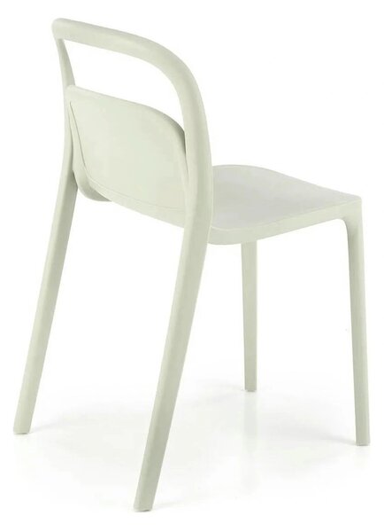 Scaun K490, verde menta, polipropilena, 46x55x80 cm