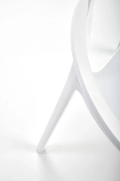 Scaun afara K491, alb, polipropilena, 60x56x76 cm