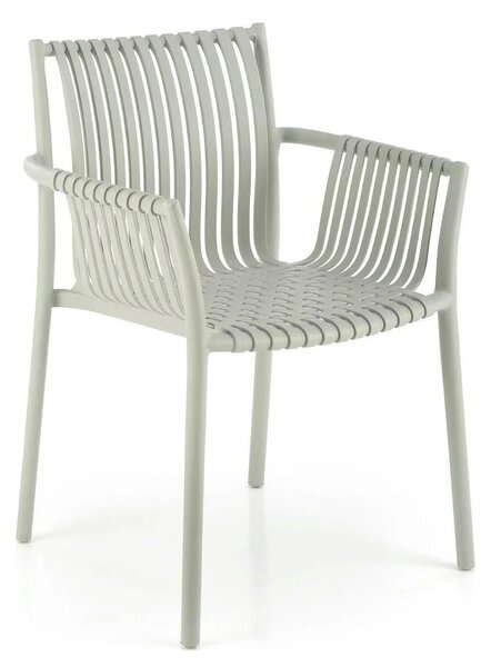 Scaun K492, gri, polipropilen, 60X56X84 cm