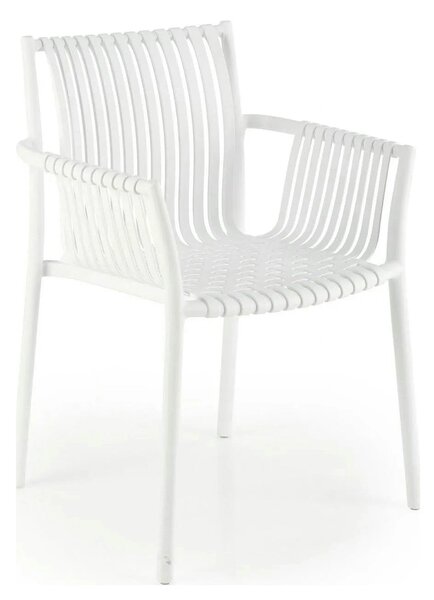 Scaun K492, alb, polipropilena, 60X56X84 cm