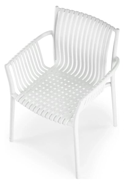 Scaun K492, alb, polipropilena, 60X56X84 cm
