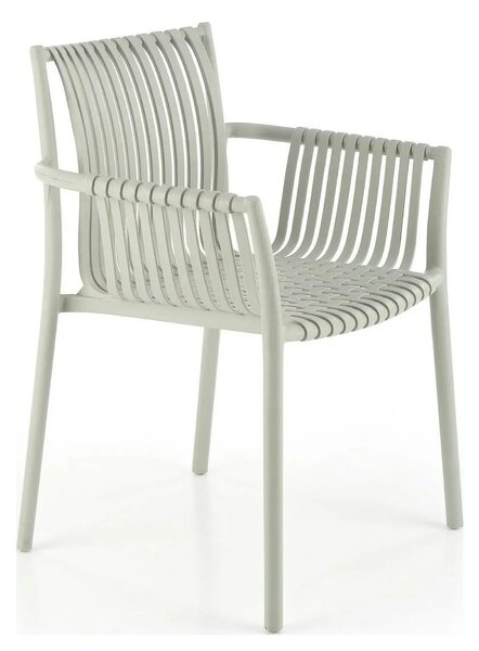 Scaun K492, gri, polipropilen, 60X56X84 cm