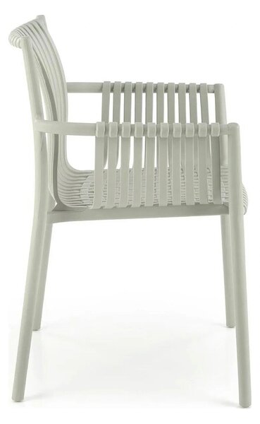 Scaun K492, gri, polipropilen, 60X56X84 cm