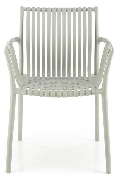 Scaun K492, gri, polipropilen, 60X56X84 cm