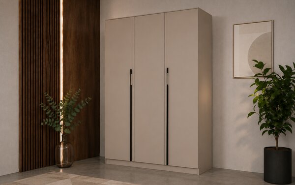 Dulap Vela 3 usi, 120 cm, Casmir