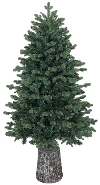 HOMCOM Brad Artificial de Crăciun cu 994 Crengi, Brad de Crăciun Realist cu Bază din Rășină, 85x150 cm, Verde | Aosom Romania