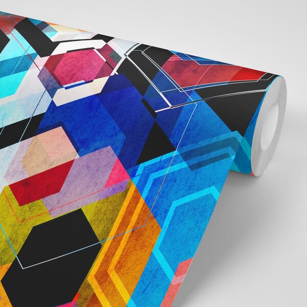 Tapet geometrie abstractă