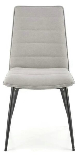 Scaun K493, gri/negru, stofa clasica/metal, 47x60x92 cm