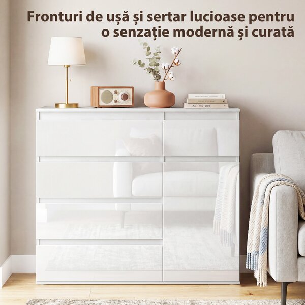 HOMCOM bufet dulap comodă modernă | Aosom Romania