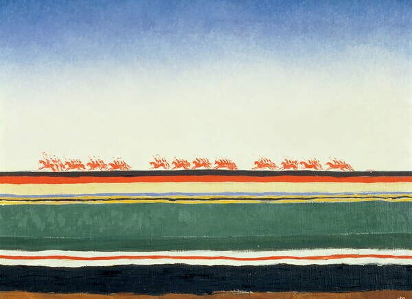 Malevich, Kazimir Severinovich - Artă imprimată Red Cavalry, (40 x 30 cm)