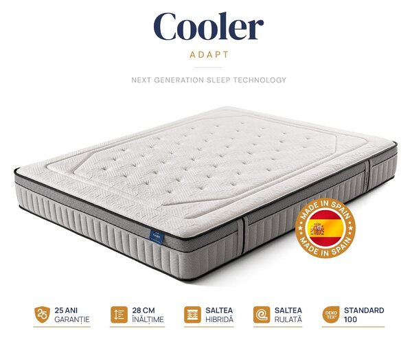 Saltea Onesleep, Cooler Adapt Sleep Technology, 90x200x28, Medie spre tare