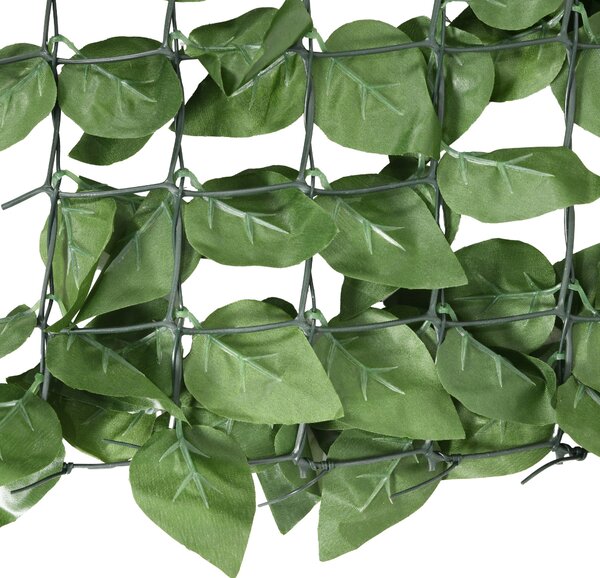 Outsunny Gard Viu Artificial din Fag pentru Balcon și Grădină, PE, 300x100 cm, Verde Închis | Aosom Romania