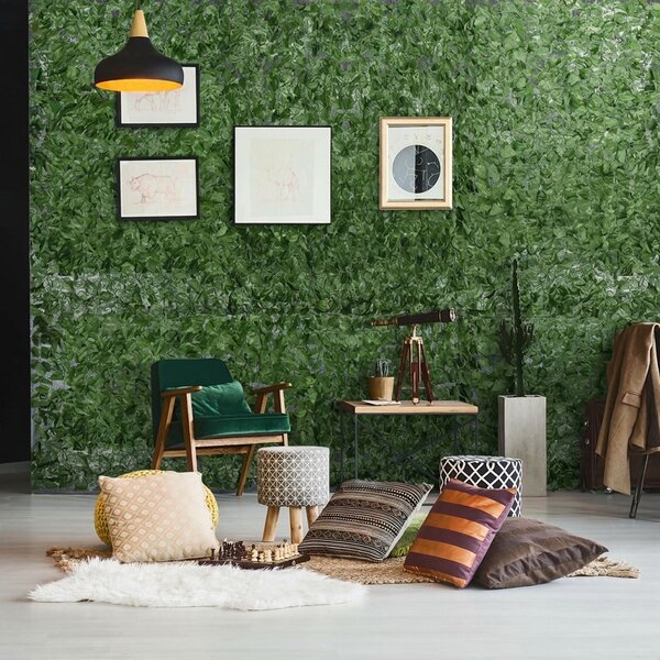 Outsunny Gard Viu Artificial din Fag pentru Balcon și Grădină, PE, 300x100 cm, Verde Închis | Aosom Romania