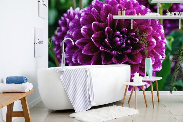 Fototapet floare violetă frumoasă