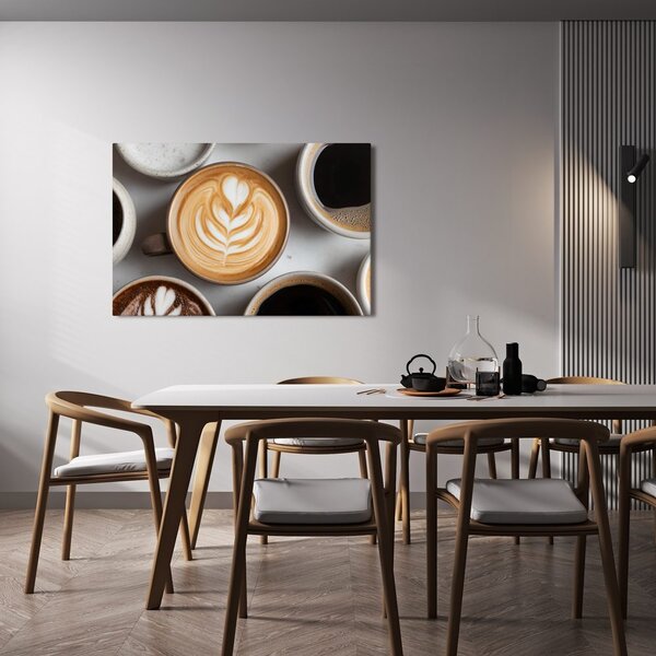 Tablou artă de cafea în ceașcă