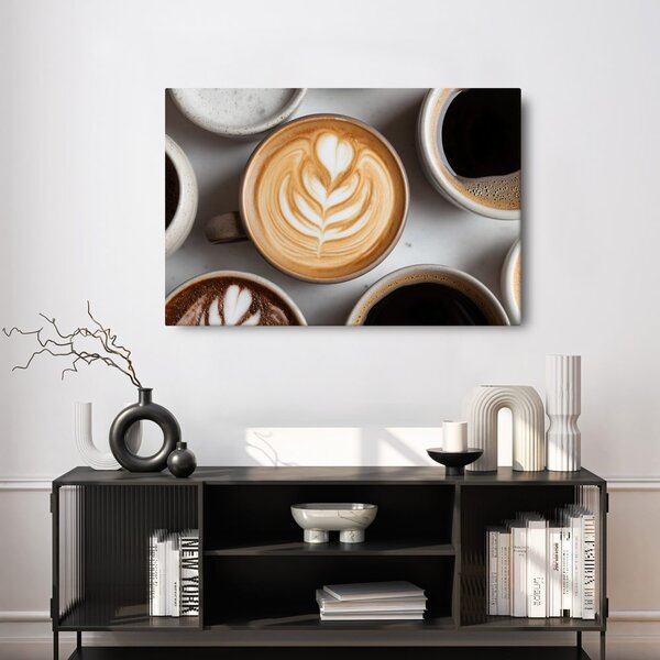 Tablou artă de cafea în ceașcă