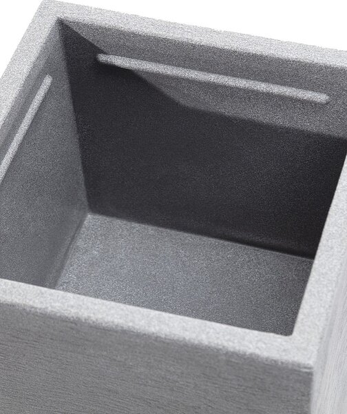 Capac pentru ghiveci Cubus 29x29x40 cm