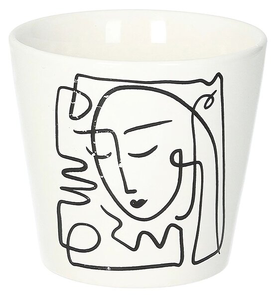 Capac pentru ghiveci Face II 12cm