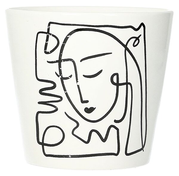 Capac pentru ghiveci Face II 12cm