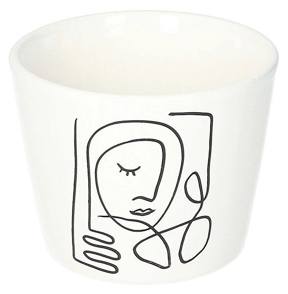 Ghiveci de flori Face I 8cm
