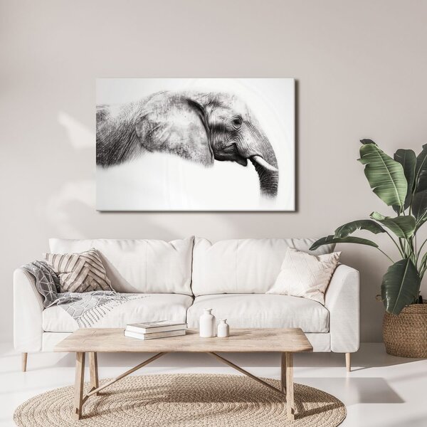 Tablou profil elegant de elefant
