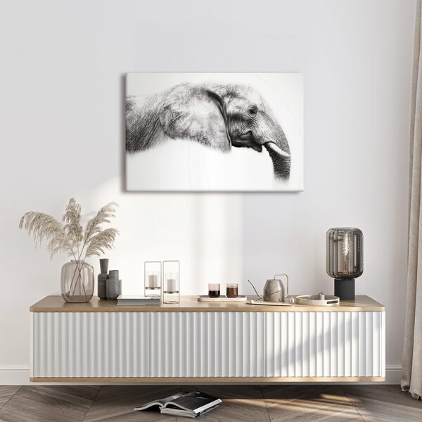 Tablou profil elegant de elefant