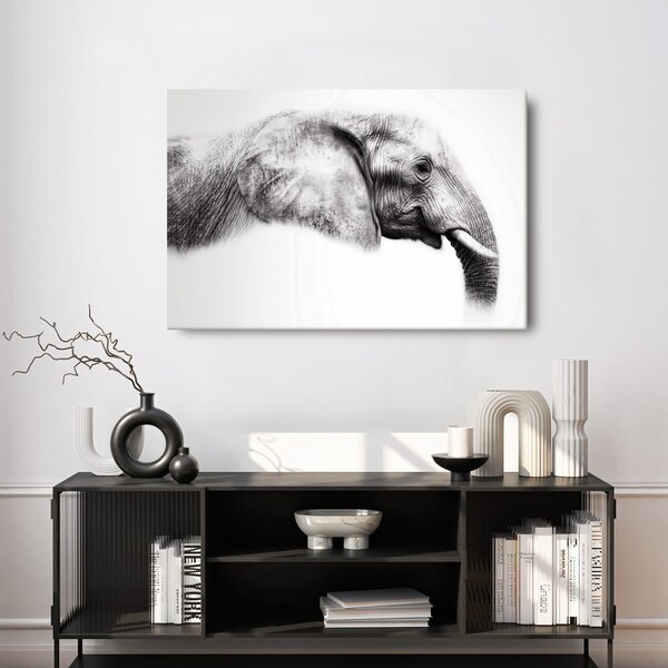 Tablou profil elegant de elefant