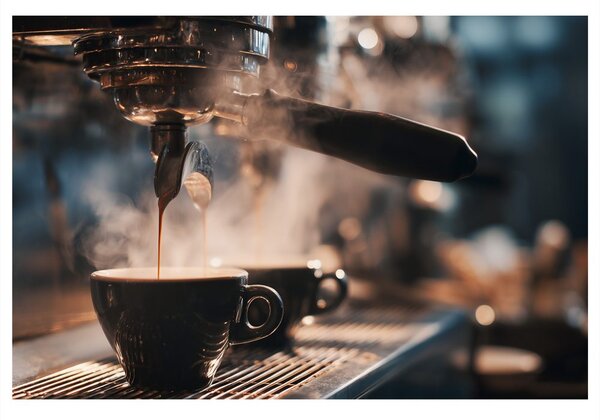 Tablou cafea în lumina dimineții