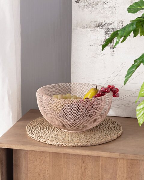 Bol Wire ⌀30cm pink