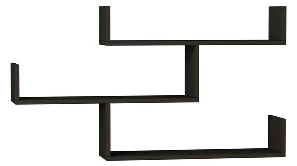 Raft TIBET, gri antracit, PAL melaminat, 120x22x67 cm
