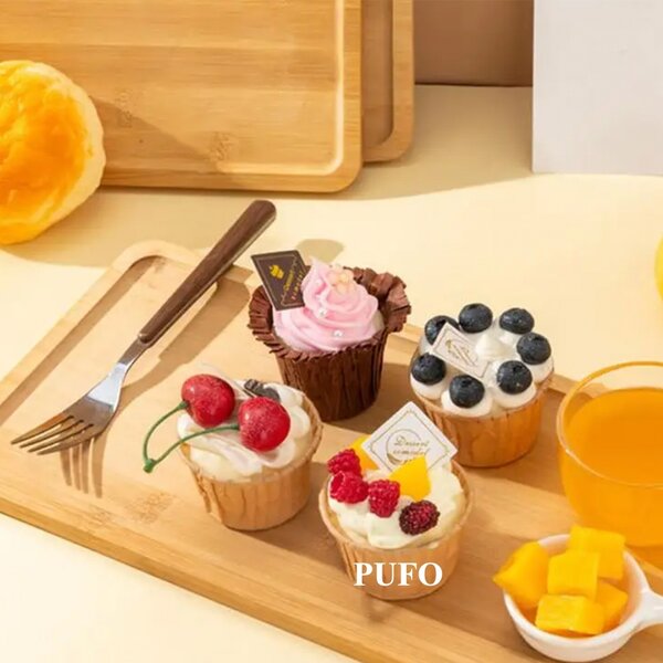 Platou din lemn de bambus pentru servire alimente, aperitive, dulciuri, pizza, 36 x 15 cm
