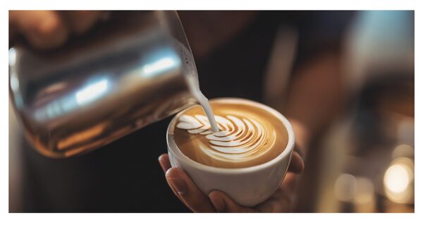 Tablou maiestria artei latte