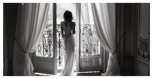 Tablou eleganță în voal