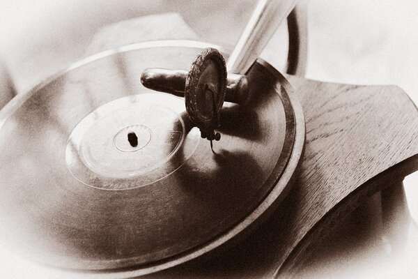 Fototapet gramofon antic