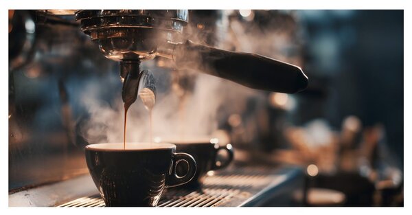 Tablou cafea aromată pe masă
