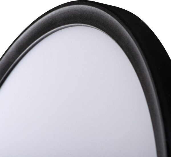 Plafonieră LED pentru baie Kanlux 31501 AZPO LED/11,8W/230V d. 22,5 cm IP54 negru