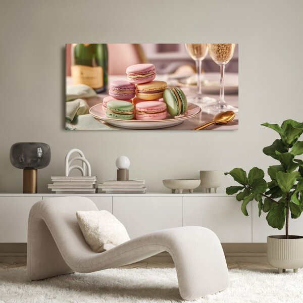 Tablou macarons pastelate