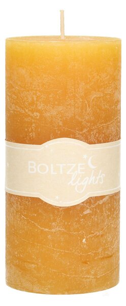 Lumânare Lea 15cm mustard