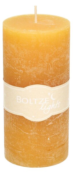 Lumânare Lea 15cm mustard