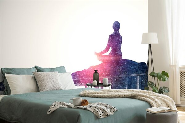 Tapet meditația femeii