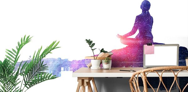 Tapet meditația femeii