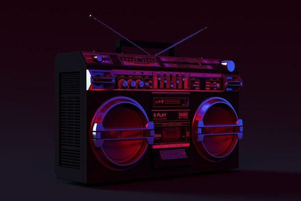 Fototapet disco radio din anii 90