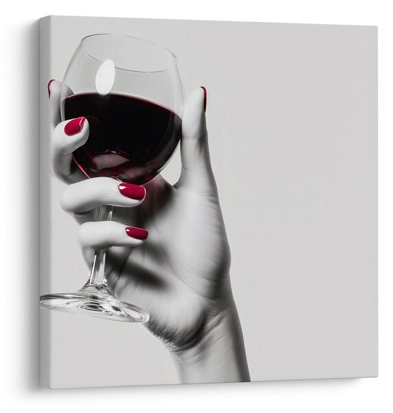Tablou artă modernă cu vin