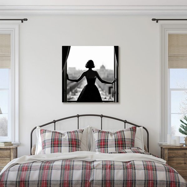 Tablou farmecul eleganței alb-negru
