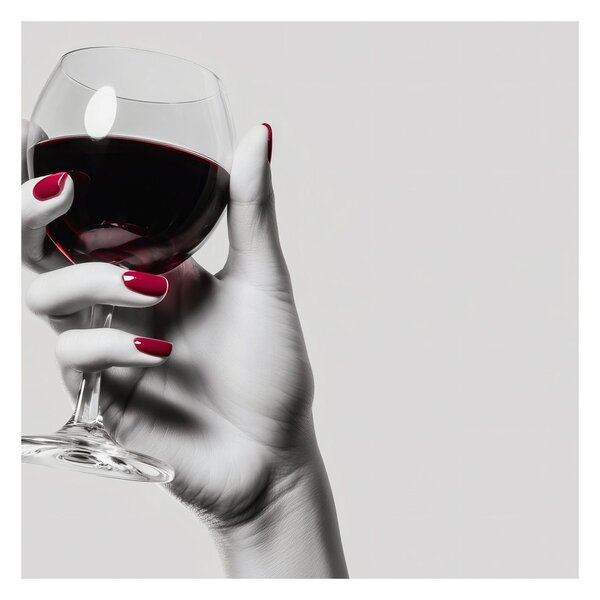 Tablou artă modernă cu vin