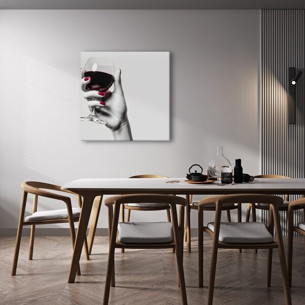 Tablou artă modernă cu vin