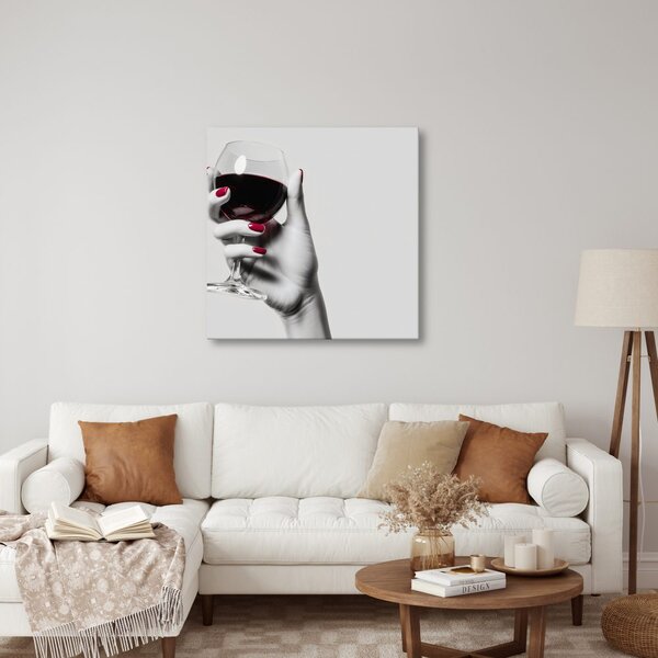 Tablou artă modernă cu vin