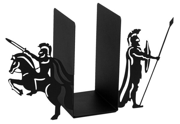 Suport carti 493RMC1123, negru, metal, 40x14x22 cm