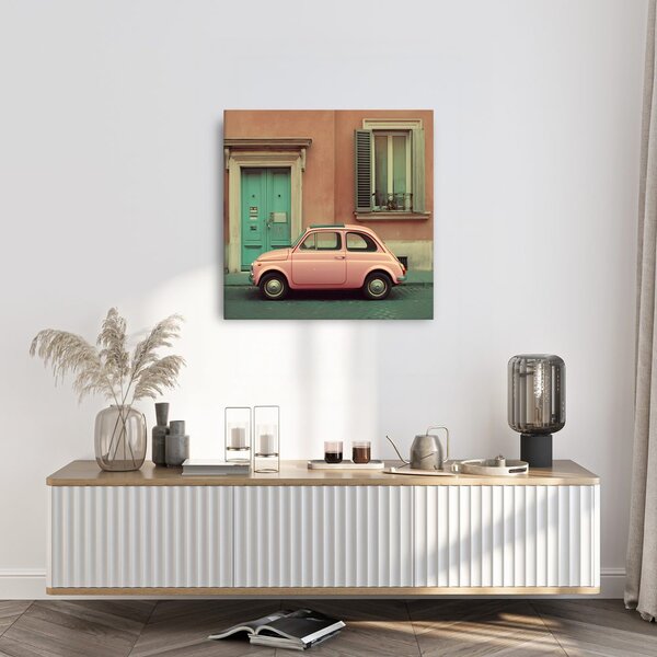 Tablou automobil pastel și uși